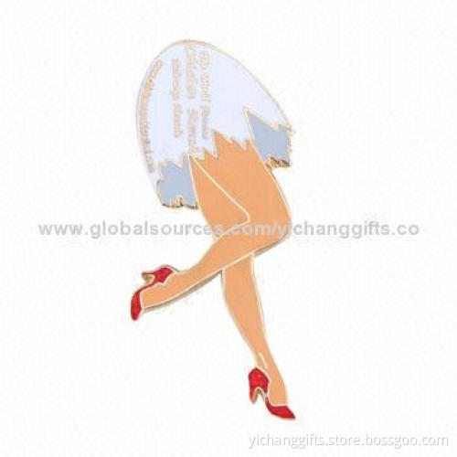 Enamel Logo Pin, Gold Plating, OEM Orders are Welcome